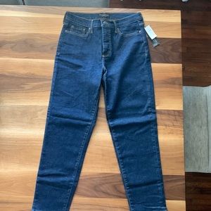 banana republic high rise straight leg jeans